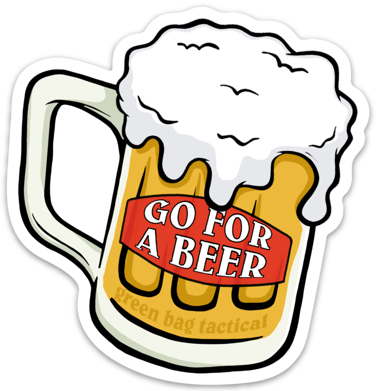 Go For A Beer Sticker